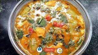 ঝিঙে ডাল বিয়েবাড়ির স্বাদে   Ridge Gourd Dal  MIXED DAL