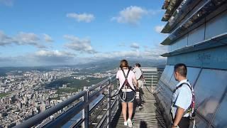 Top of the world Taipei 101 101st floor Skyline 460 outdoor observation deck