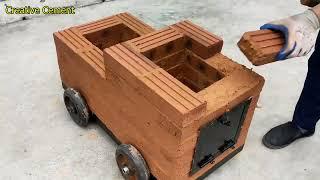 Top 9 outstanding videos about wood stoves made from red bricks and cement