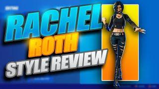 New RACHEL ROTH Battle Pass Skin Style Review & Gameplay  Rachel Roth Skin Style