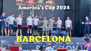 America’s Cup 2024 Semi-Finalist Teams Interview in Barcelona Spain