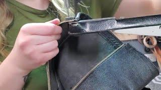 Adding Yet Another Zipper To A Pair Of Boots