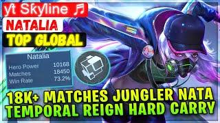 18K+ Matches Jungler Nata Temporal Reign Hard Carry Meta  Top Global Natalia  ƴt Sƙƴline  - MLBB