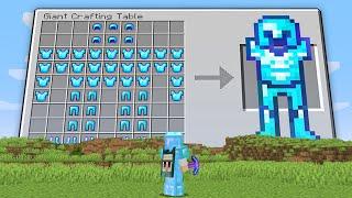 Minecraft But Crafting Gets BIGGER...