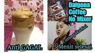 DALGONA COFFEE  Kopi Viral  Resep Dalgona coffee  Kopi ala Cafe  Amie Jja