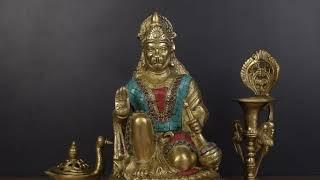 Blessing Sitting Hanuman Idol Statue 9 - StatueStudio