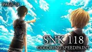 【Shingeki no Kyojin 118】 Manga Coloring Speedpaint  pag. 18