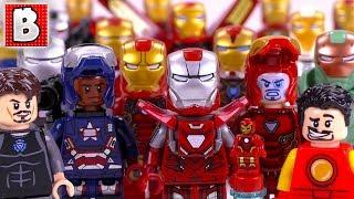 Every LEGO Iron Man Minifigure Ever Made  2018 Collection Review