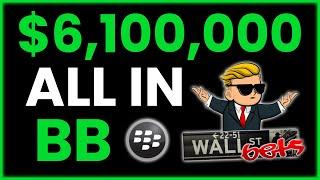 CRAZY $6100000 WallStreetBets YOLO  Best Plays for BB Earnings