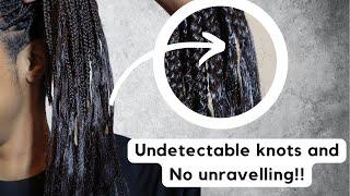 NO MORE UNRAVELLING - Tie Your Braid Ends Like This