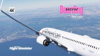 Experience the Thrill Full Flight Simulation with American Airlines 737-800 MSFS 2020