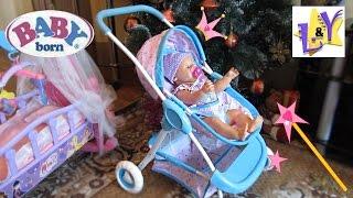 Дед Мороз подарил Минни Маус коляску для Беби Бона Распаковка Как Мама Видео для детей