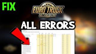 Euro truck Simulator 2  – How to Fix All Errors – Complete Tutorial