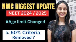 Is 50% Criteria Removed for NEET? NMC UPDATE  Fact Check #neet2024 #neet #update