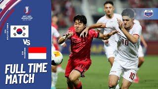 AFC U23 ASIAN CUP QATAR 2024 - QUARTER FINAL INDONESIA 2 VS 2 SOUTH KOREA - FULL TIME MATCH