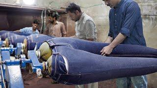 Tour of A Denim Jeans Factory Producing Thousands of Jeans Every Day