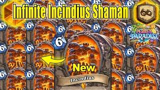 New Infinite Incindius Eruptions Shaman Deck Goes Crazy At Perils in Paradise  Hearthstone