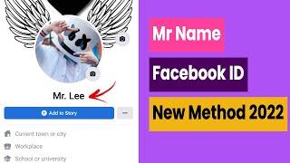 Mr Name Facebook Account 2022