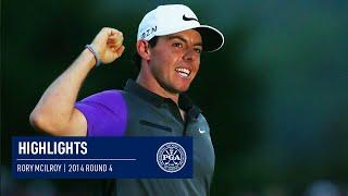 Every Shot from Rory Mcilroys WINNING Round  2014 PGA Championship