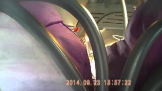 Spy Camera Watch test in the bus filmed through the window