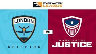 London Spitfire vs Washington Justice  Hosted by Washington Justice  Week 3 Day 2