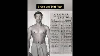 Actor Stunt God Bruce Lee Diet Plan #diet #dietfood #brucelee