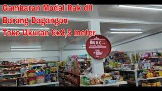 Gambaran Modal Inventory dan Barang Dagangan Toko Ukuran 6x85 meter