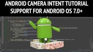 Upgrading android camera intent app to nougat 7.0+ replacing FileUri with contentUris