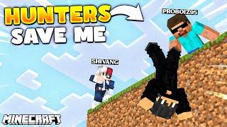 Minecraft Manhunt But Hunters Protect Me