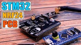 STM32 with Arduino IDE  Schematic & custom PCB  NRF24 radio  Bootloader