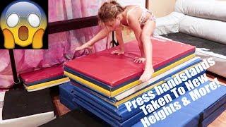 HIGHEST PRESS HANDSTANDS & GREAT PROGRESS - ANNIE GYMNASTICS