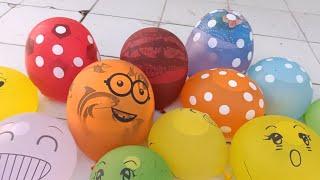 popping balloons meletus balon menemukan bola funny balloons