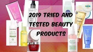 2019 Tried and Tested Beauty Products