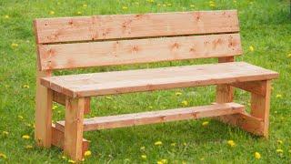 Садовая скамейка   DIY garden bench