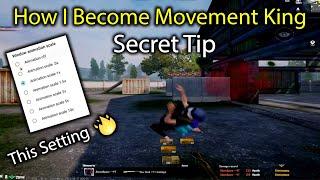 How to Become Movement King On PUBG MOBILE Emulator  Best  Gameloop Setting For Fast Movement 