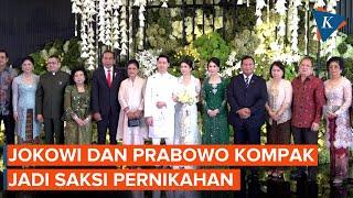 Jokowi dan Prabowo Jadi Saksi Pernikahan Kevin Sanjaya-Valencia Tanoesoedibjo