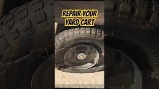 Replace Your Yard Cart Wheels Easily