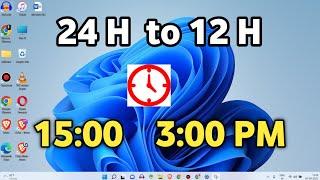 How to Change Time Format in Windows 24 Hr to 12 Hr   24 hr to 12 hr Kaise Change Kare