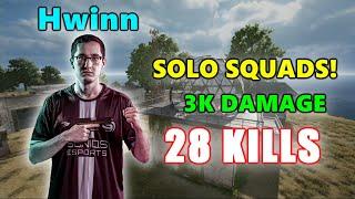 Soniqs Hwinn - 28 KILLS 3K DAMAGE - SOLO SQUADS - PUBG