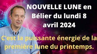 Astrologie nouvelle lune du lundi 8 avril 2024