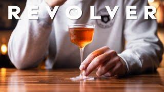 The REVOLVER - a bourbon lovers coffee cocktail 3 ingredients