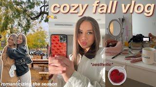 COZY FALL VLOG  living alone cooking fall meals fall outfits & seeings friends