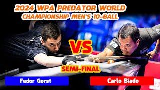 HIGHLIGHTS SEMI-FINAL  Fedor Gorst vs Carlo Biado  2024 Predator World Championship Mens 10-ball