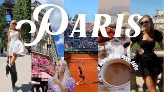 PARIS week in my life at roland garros favorite cafes shopping & more 