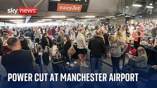 Significant power cut leaves hundreds of passengers stuck at Manchester Airport