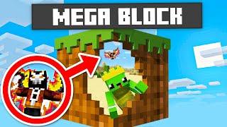 Wir sind in MINECRAFT auf einem MEGABLOCK gestrandet