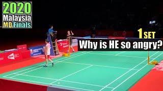 1set Game. Viktor Axelsen. Why is he so angry while playing with Kento Momota?