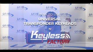 How To Use KEYLESSFACTORY Universal Key Shell for KeyDIY & Xhorse Flip Key Blades
