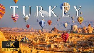 FLYING OVER TURKEY 4K UHD - Peaceful Music With Wonderful Natural Videos For Relaxation On TV