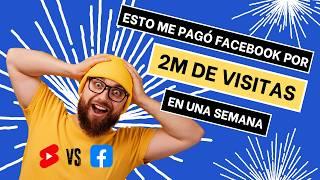 ¿CUÁNTO PAGA FACEBOOK por REELS 2024 ?  Donde se Gana Más en Facebook o Youtube?